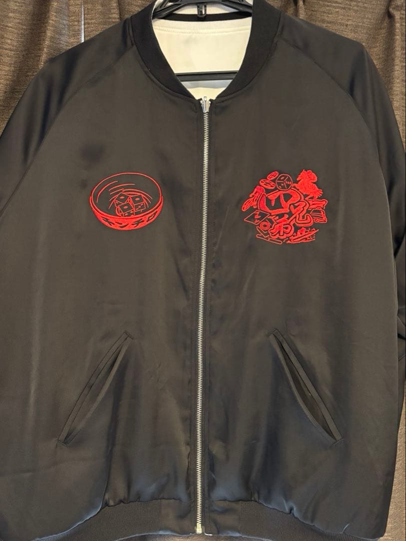 四兄弟 チンチロスカジャン 赤刺繍 サイズXL - メルカリ