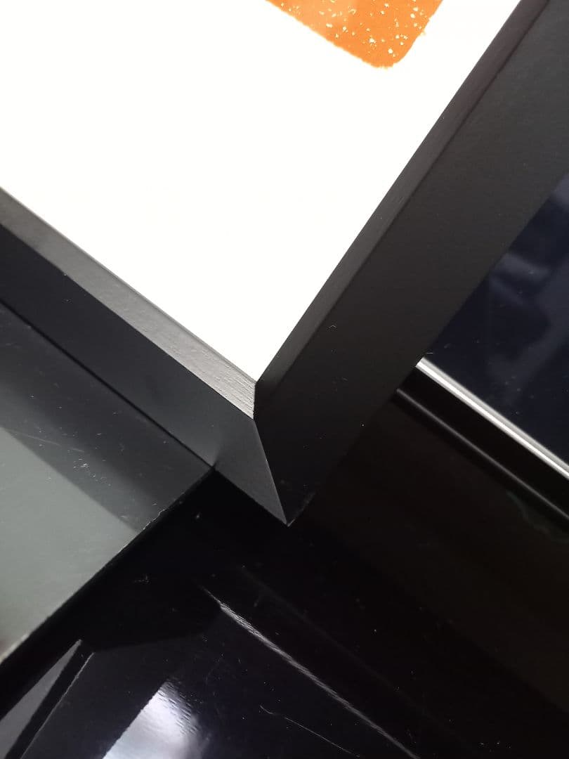 ジョン レノン マルチカラー ポップアート ポスター ブラック ウッド