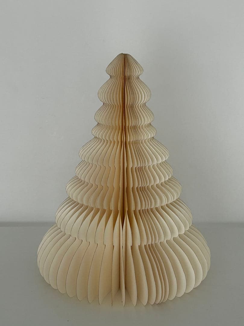 ザラホーム　クリスマス　ペーパー　フロアツリー クリスマス ペーパー フロアツリー (100 CM) - オフホワイト | ZARA