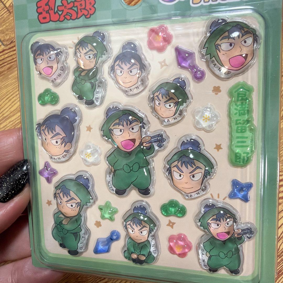 忍たま乱太郎 ボンボンドロップシール チェリジェムステッカー 食満留