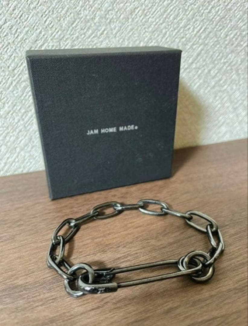 JAM  MADE 安全ピン ブラックダイヤモンドブレスレット 楽天市場】JAM HOME MADE ジャムホームメイド セーフティピン長アズキ