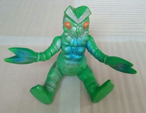 【マルサン/当時物】✡️バルタン星人 1966 ソフビ