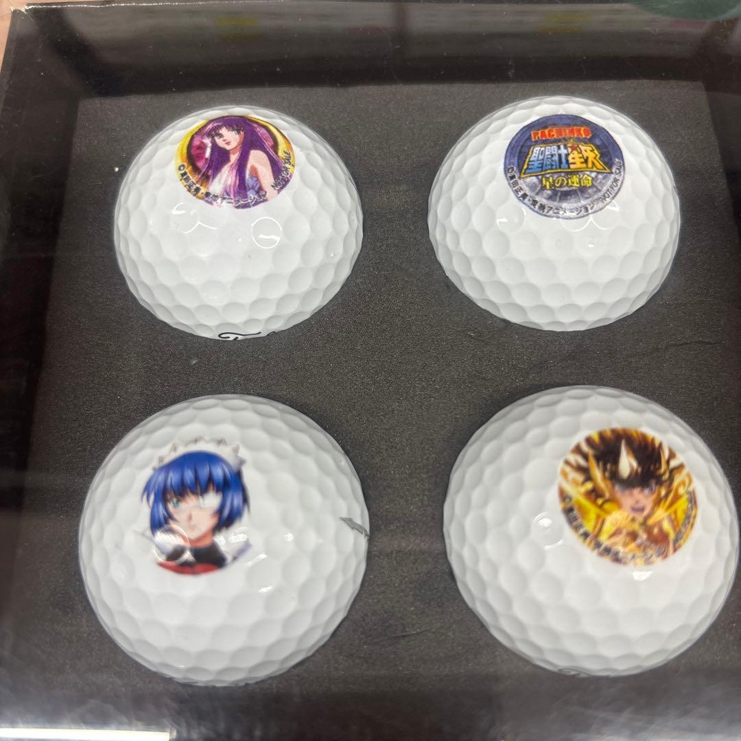 アニメキャラクター ゴルフボール 4個セット 聖闘士星矢 - メルカリ