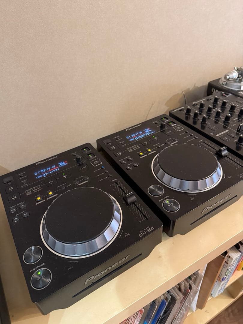 Pioneer CDJ-350(USB対応) 2台セット 付属品あり - メルカリ