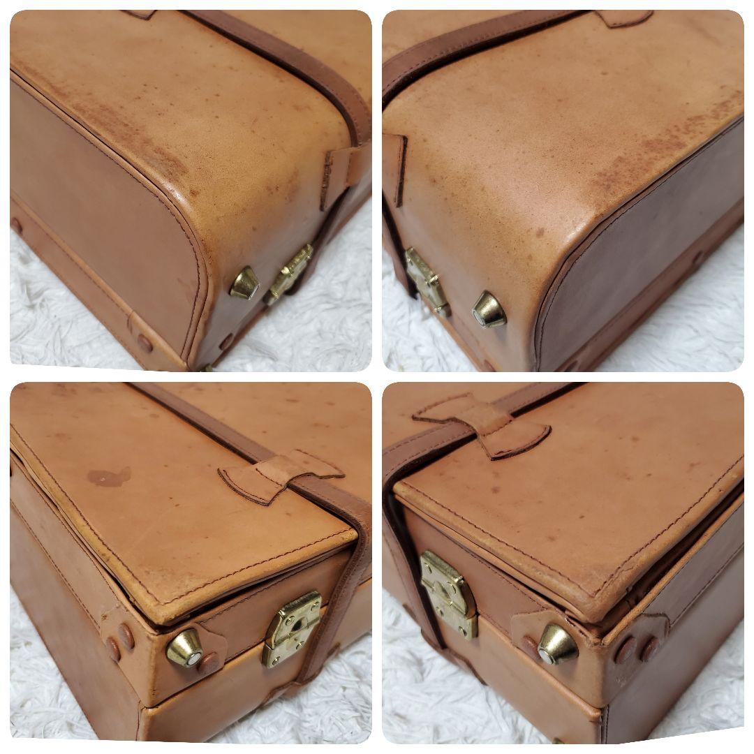 希少 初代 コイズミトランク 午後の紅茶 オールレザー 旅行 スーツ