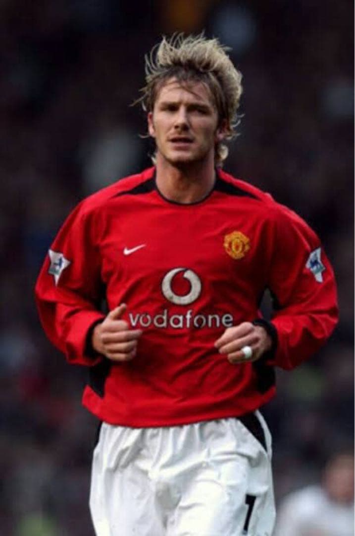 マンチェスターユナイテッド ユニフォームセット L-XL ベッカム - メルカリ