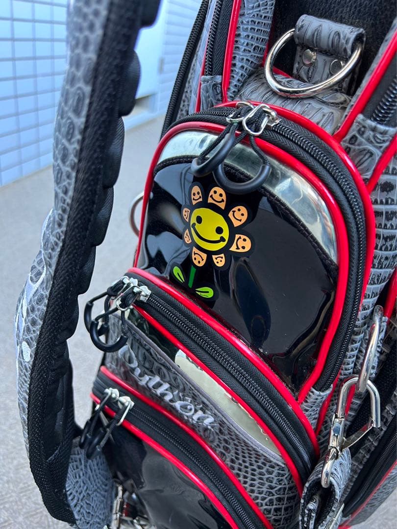 限定品】エリートグリップ キャディバッグ クロコダイル柄 9.5in2022年