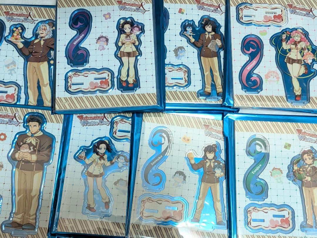 鬼滅の刃 バレンタイン&ホワイトデー アクリルスタンド Aグループ コンプ 鬼滅の刃 バレンタイン&ホワイトデー アクリルスタンド 煉獄杏寿郎