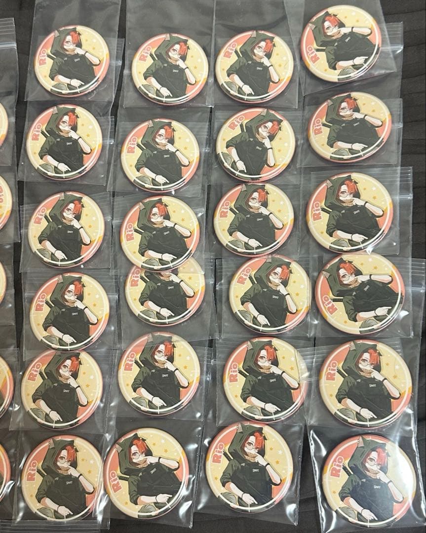 Rio 誕生日グッズ 犬上リオ 缶バッジ