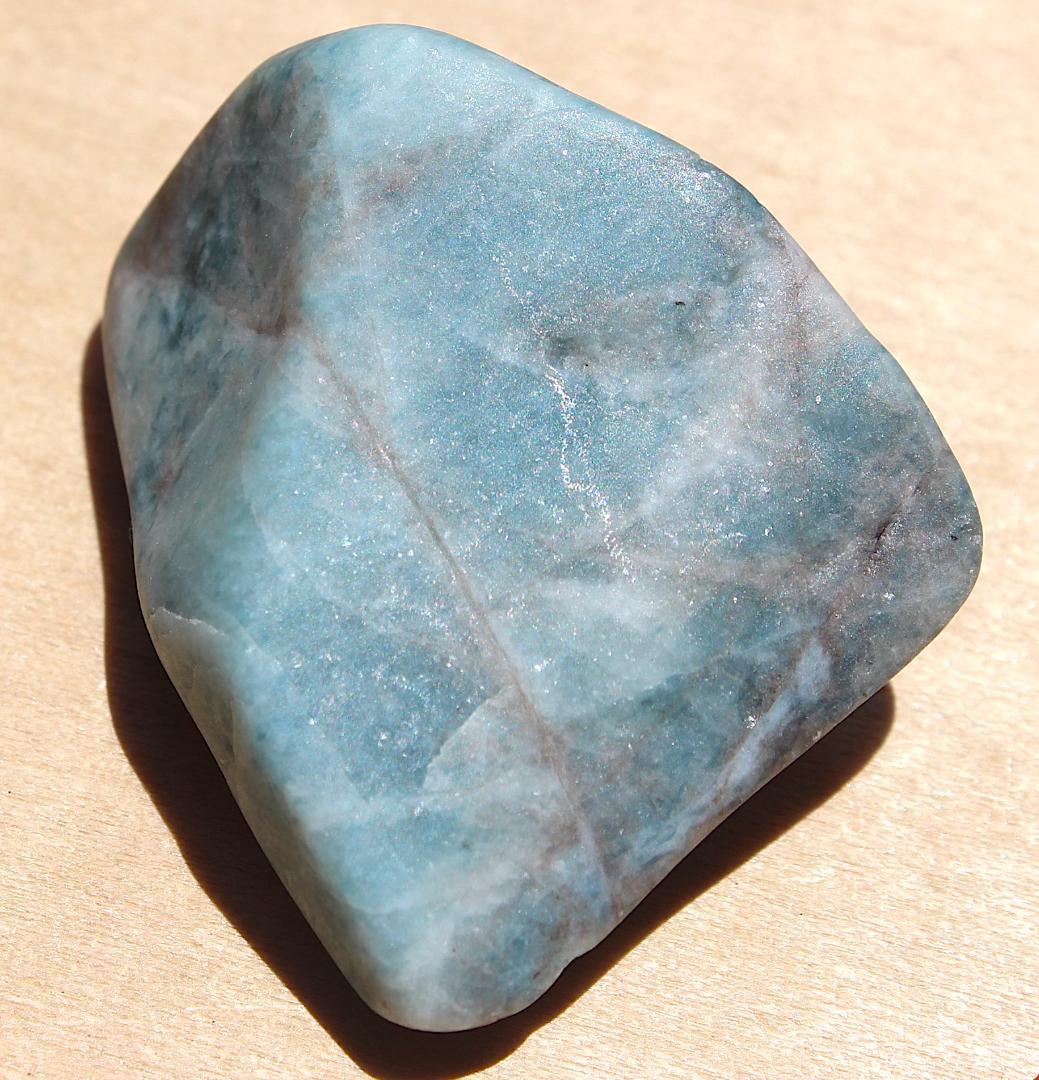 とぅーやん［深海ブルー］糸魚川翡翠 入りコン沢 青翡翠 原石 17.8g