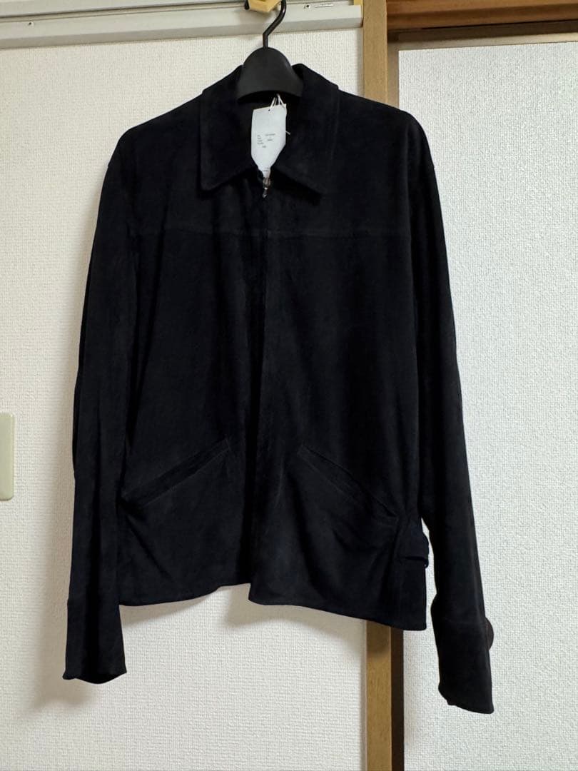 紙タグ付き美品！ COMOLI シープスエードジップショートジャケット