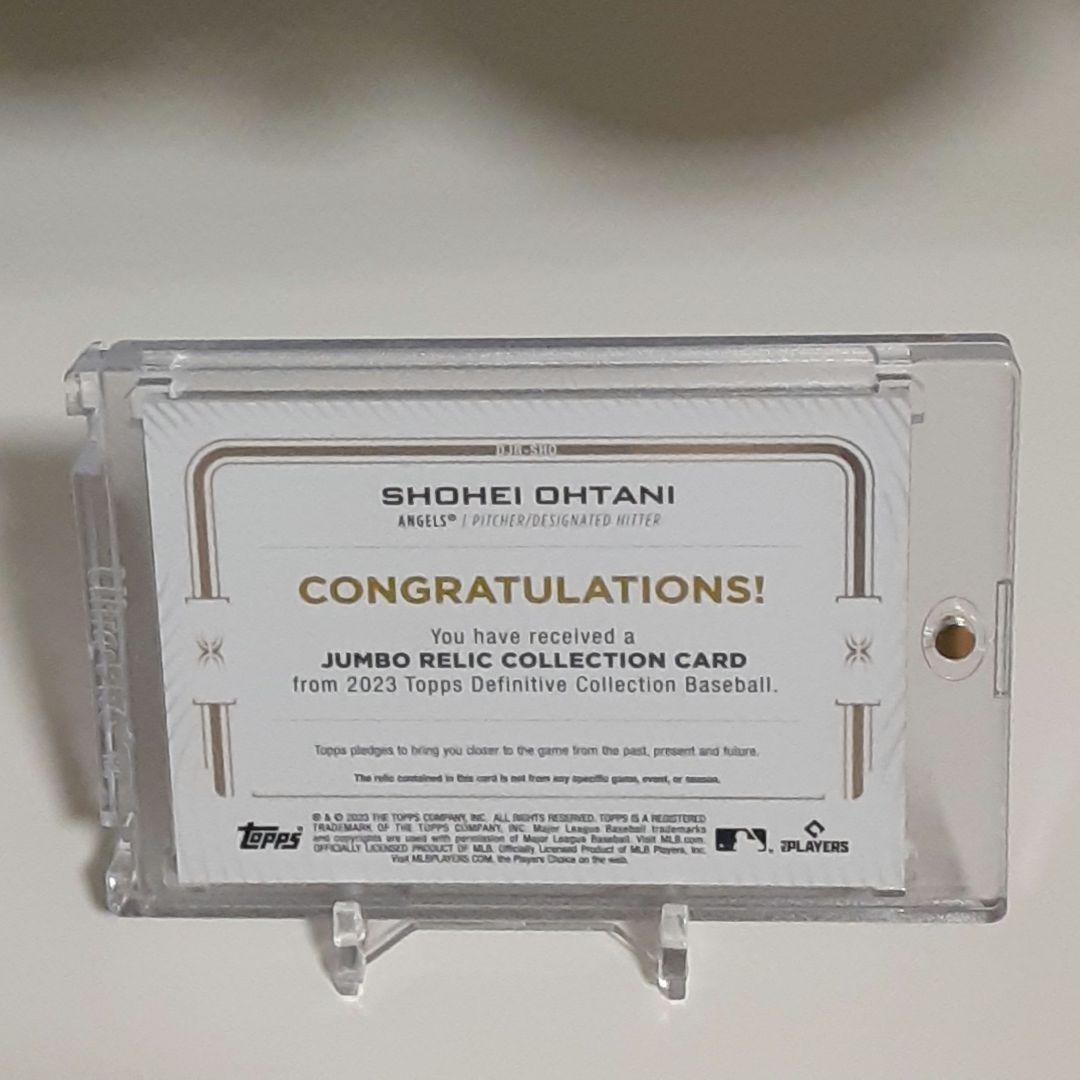 大谷翔平 2023年度実使用ジャージ埋め込み入り☆40枚限定Toppsカード