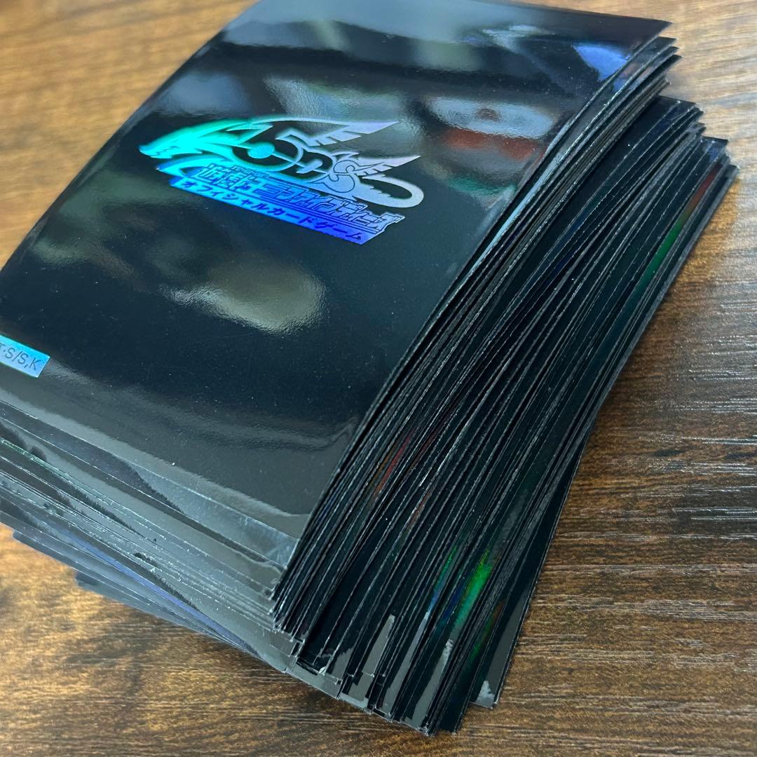 遊戯王 5D's ロゴ スリーブ 黒 ブラック 69枚 - メルカリ