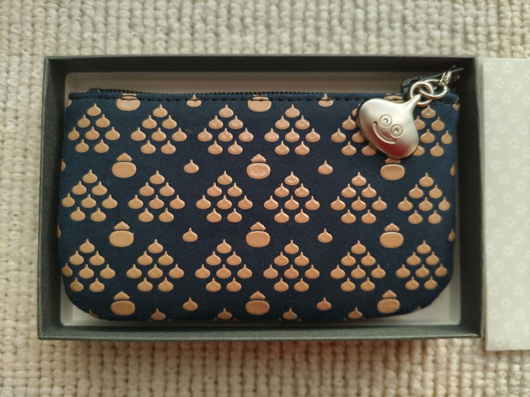 未使用】ドラゴンクエストジパング 甲州印伝 小銭入れ スライム