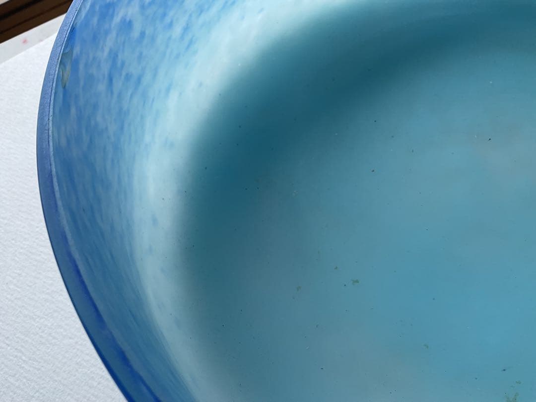 アンティーク美品！！「アイアン・ガラス バスケット」France