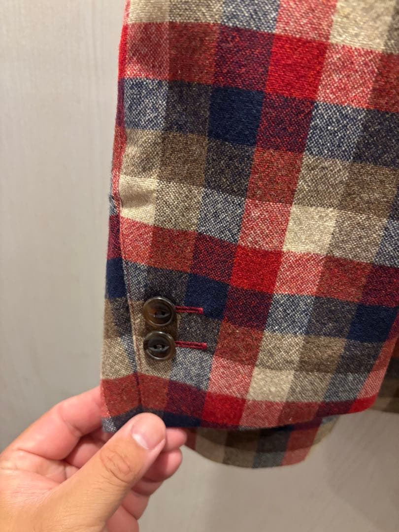 レア】A BATHING APE チェック柄ジャケット