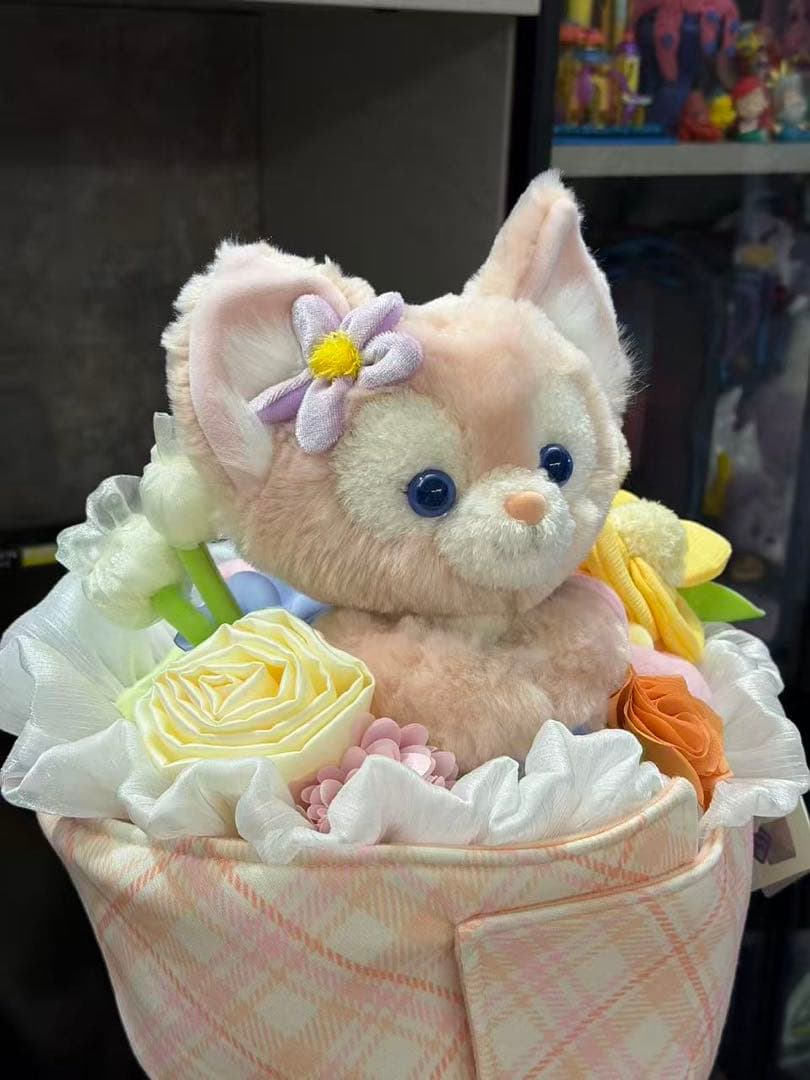 上海ディズニーランド正規品1.14新作リーナベル花束ブーケぬいぐるみ