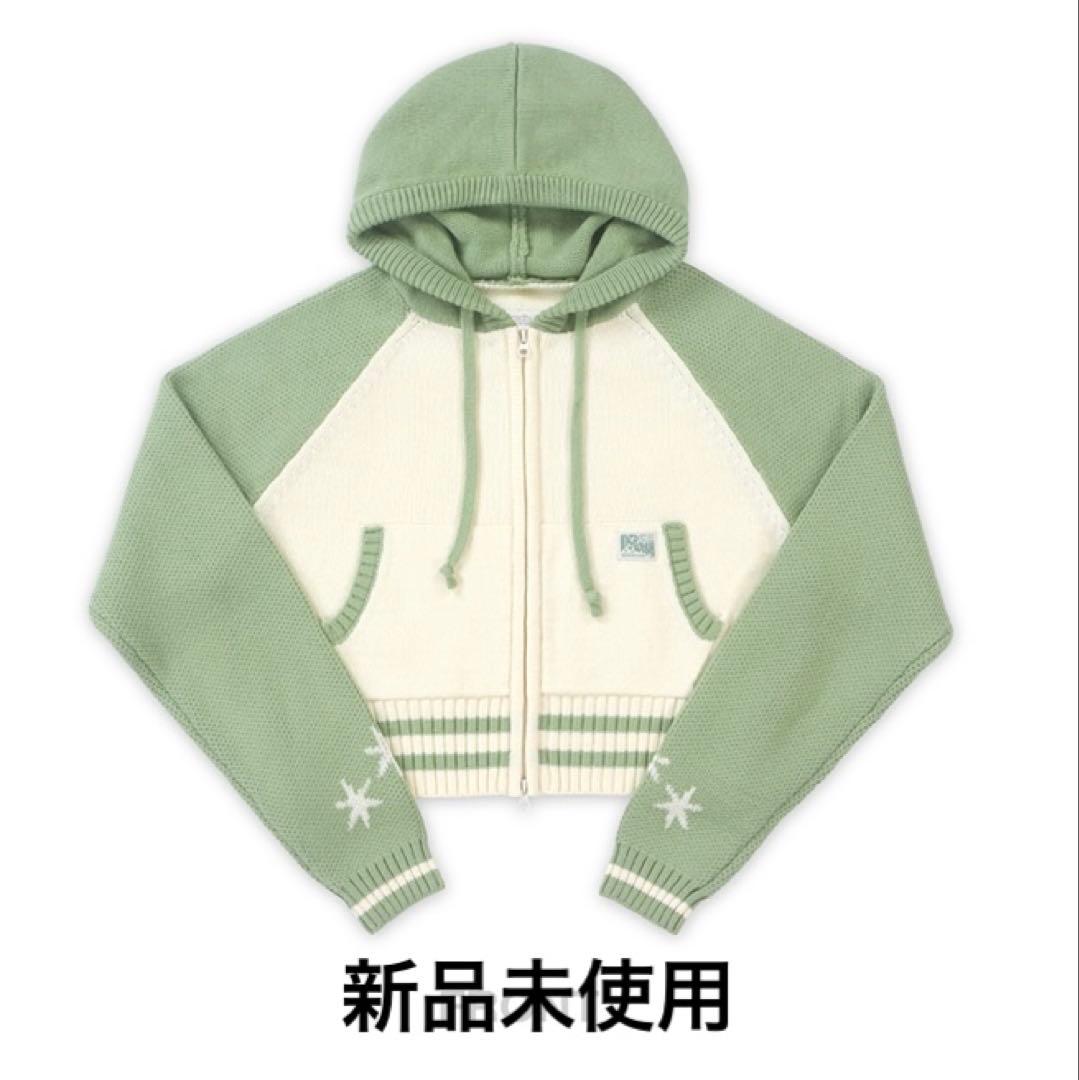 nct wish ジップアップフーディーセット クロップver NCT WISH - Knit Zip-Up Hoodie Set (CROP Ver.) ['INTO THE WISH: Our