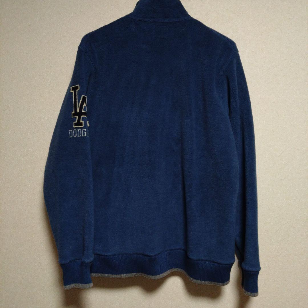 希少美品】ユニクロ ドジャース フリース ジャケット メンズ XL 深青