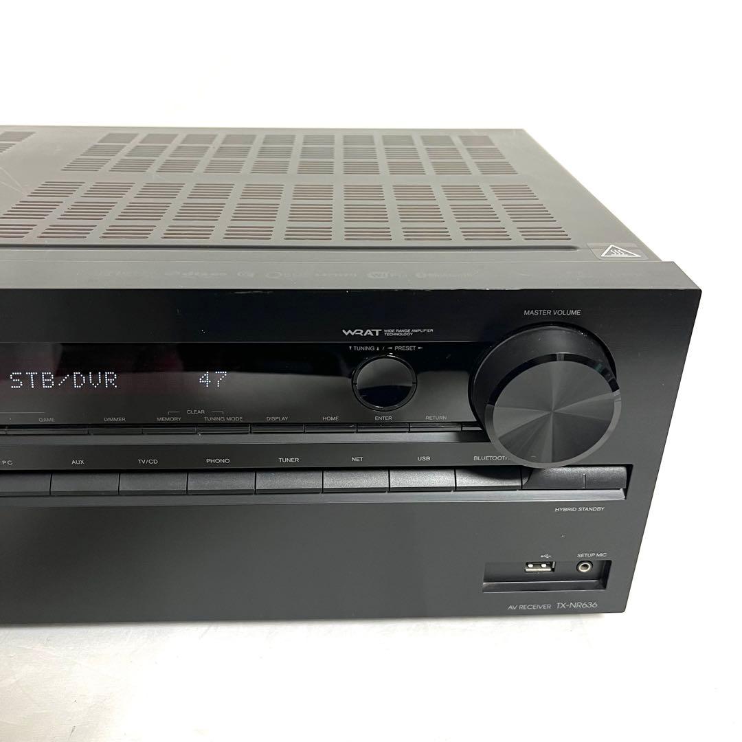 ONKYO TX-NR636 AVアンプ AVレシーバ マルチチャンネル - メルカリ