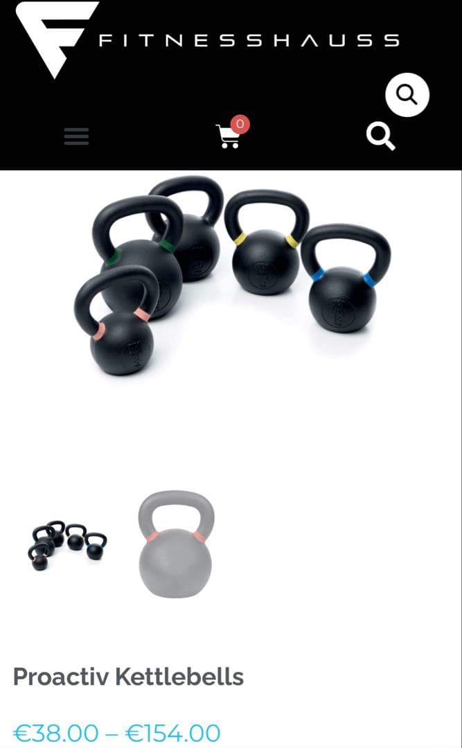 ケトルベル PRO ACTIVE(プロアクティブ) 20kg