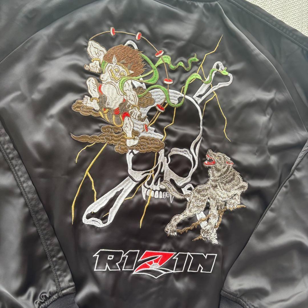 RIZIN × ROEN 雷神×狼煙 ライジン ロエン スカジャン ジャケット