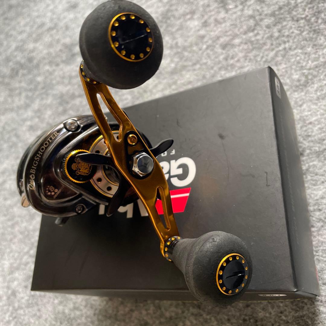 アブガルシアベイト/ ビッグシューターコンパクト。ギア比8.0:1《美品