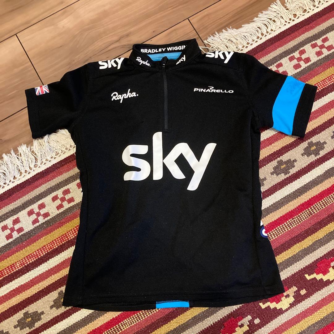 Bradley Wiggins サイクルジャージ 6/7歳用 パールイズミ2025秋冬サイクルウェア「ウィンドブレーク ジャケット