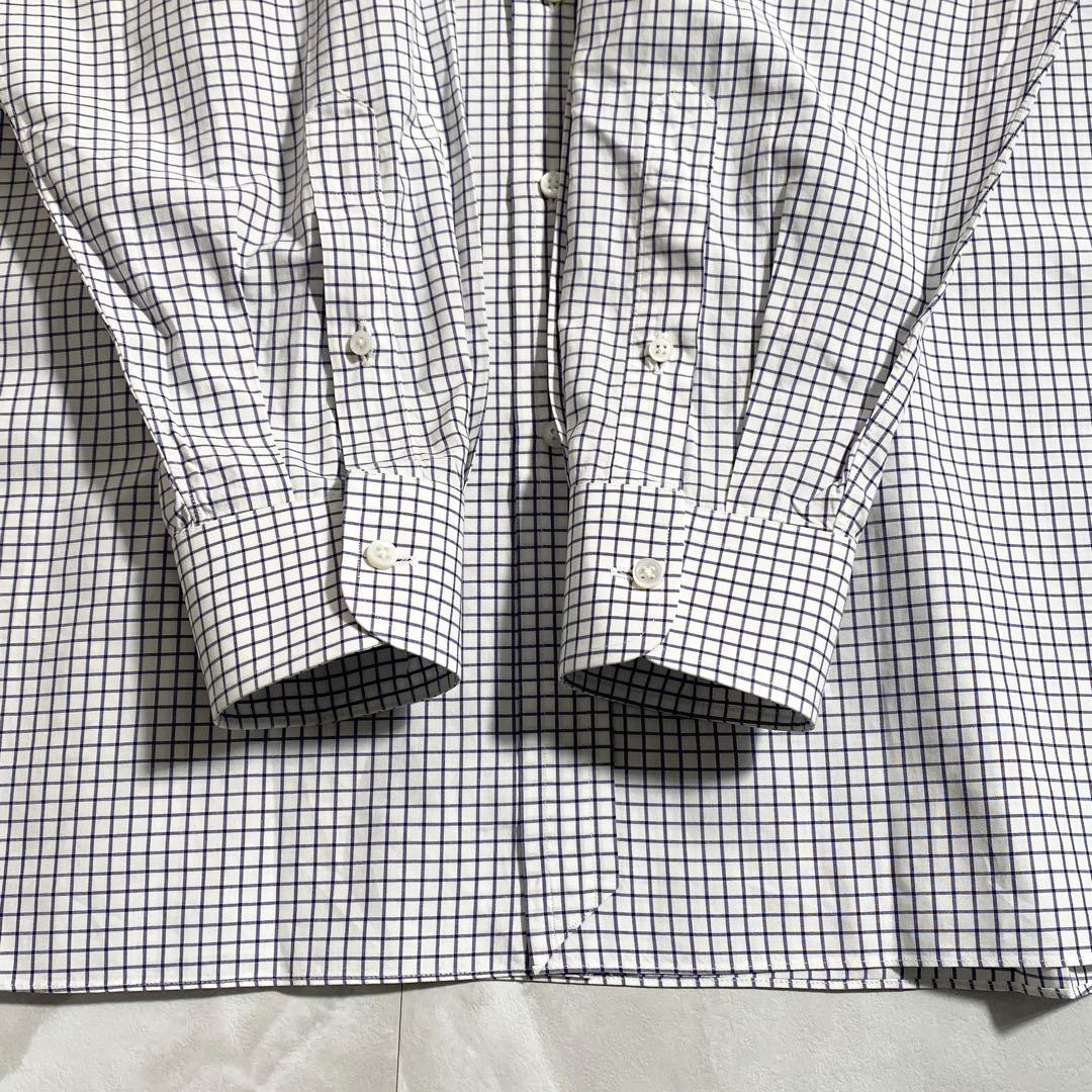 A18461 美品 ラルフローレンパープルレーベル グラフチェックシャツ