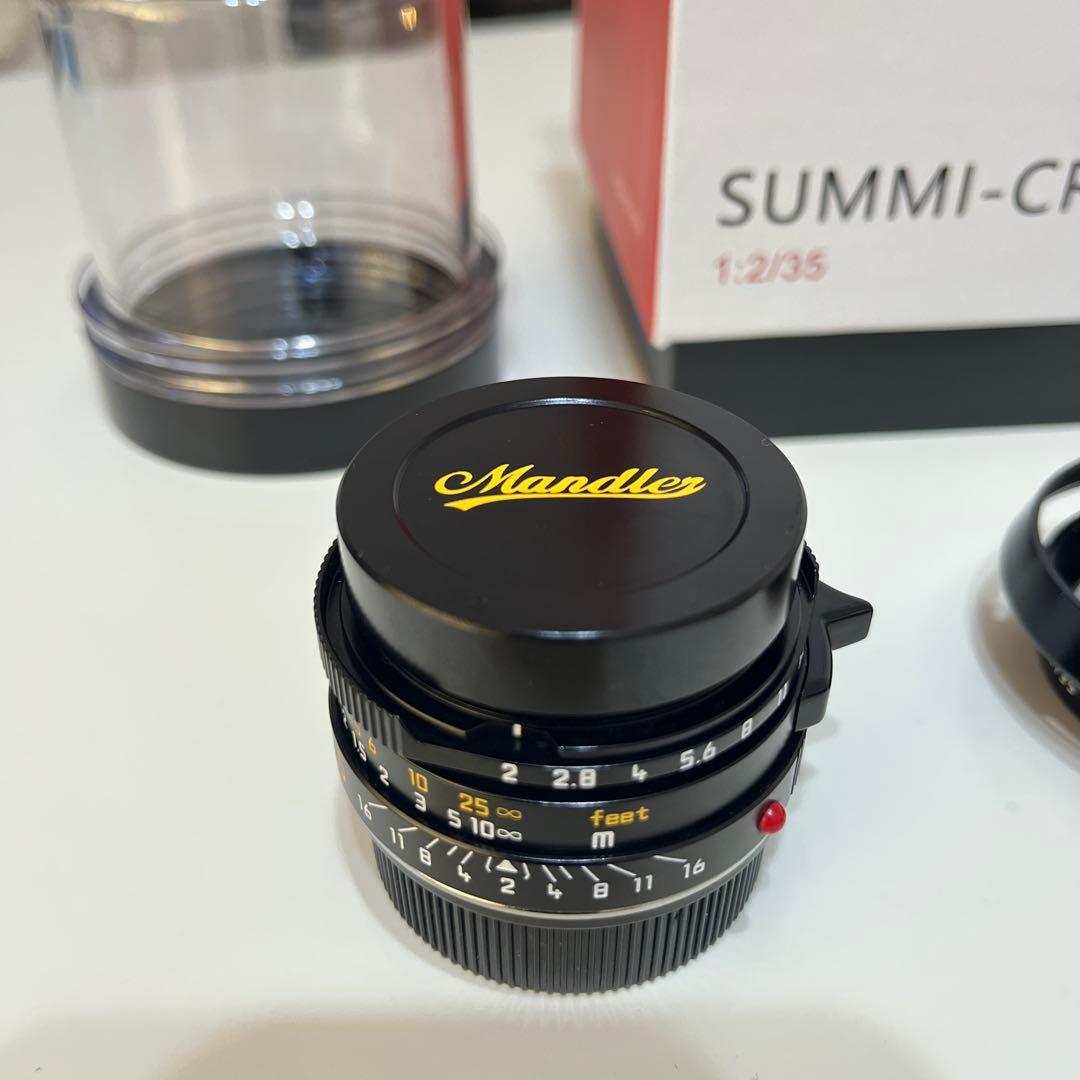 美品】Leica Mマウント 七枚玉復刻 mandler 35mm F2 - メルカリ