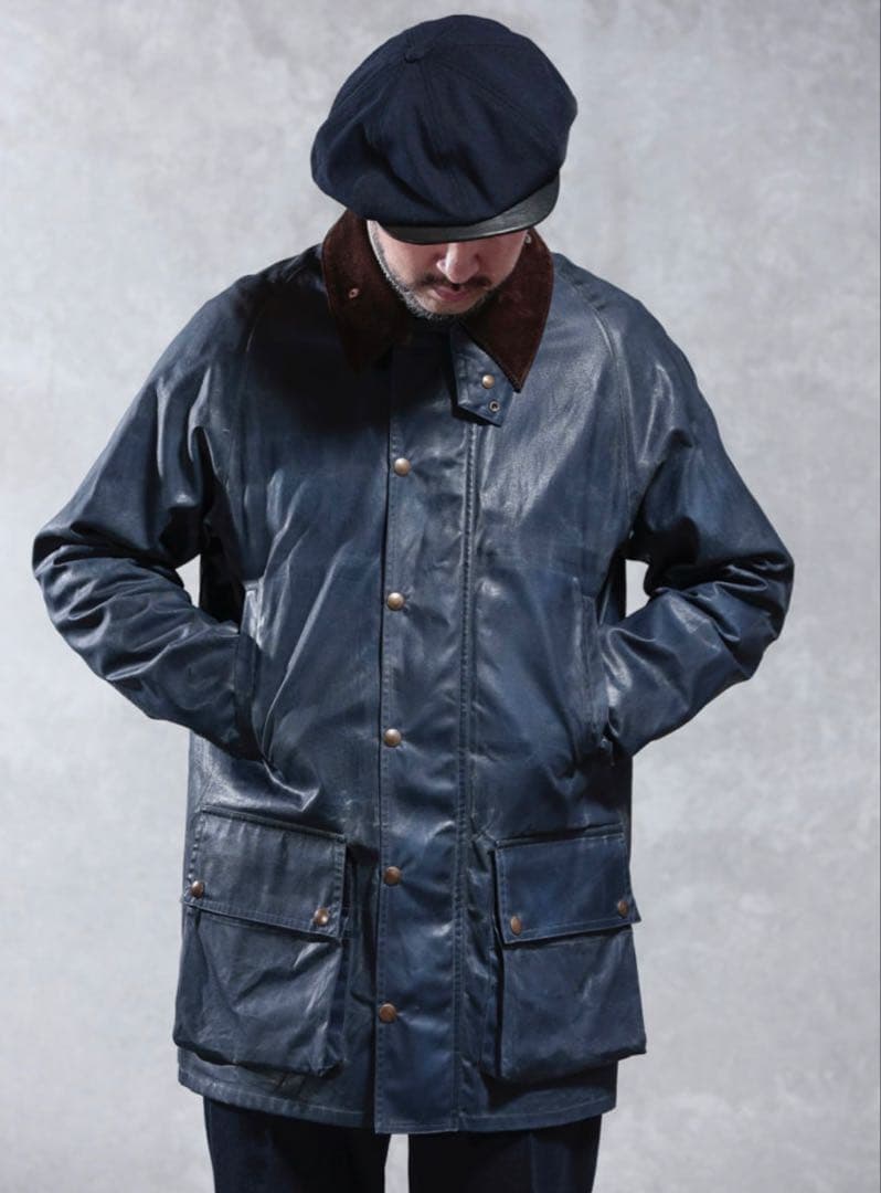 ACVM WAXED COTTON BRISTOL JACKET ダークブルー - メルカリ