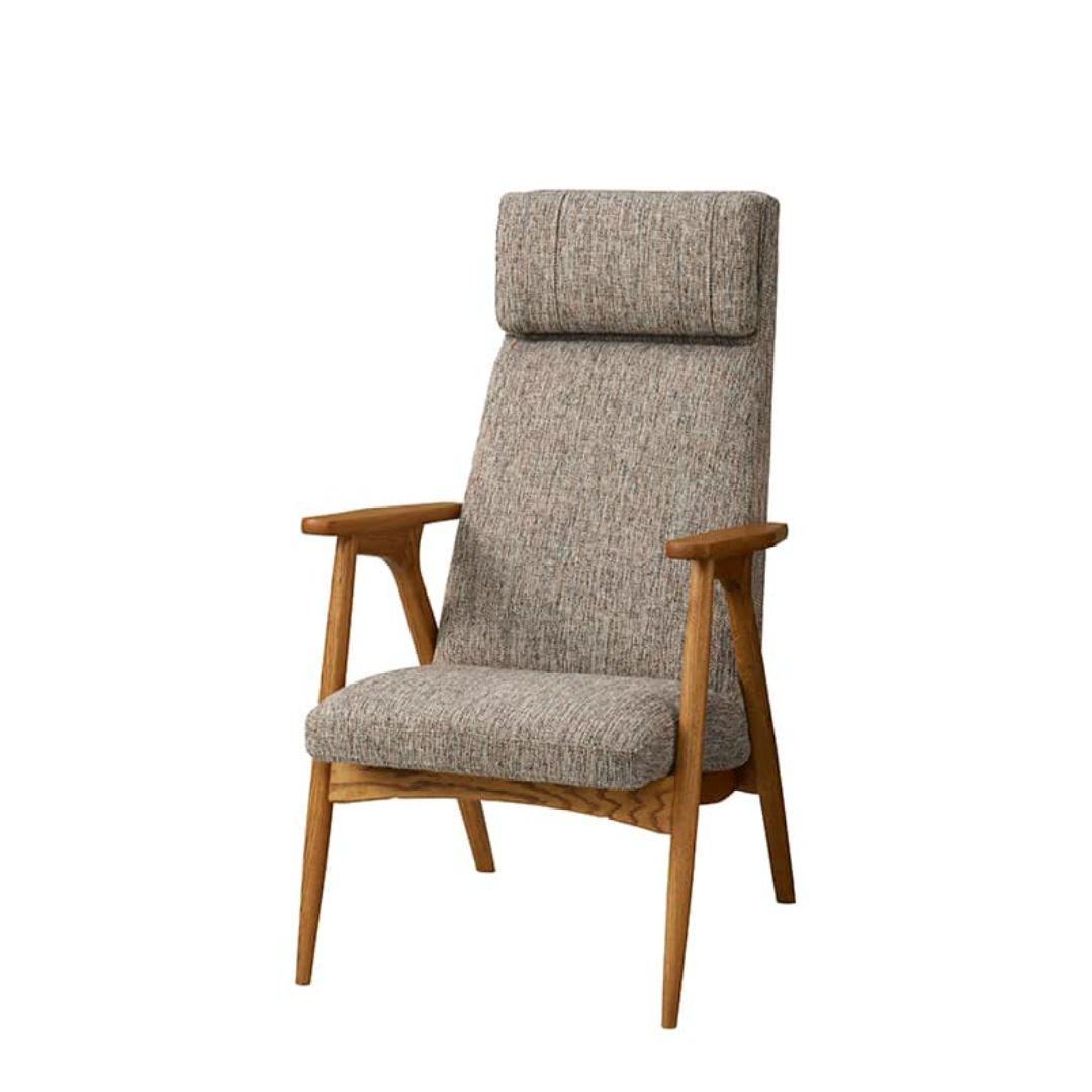 unico ウニコ　HESTA ヘスタ ラウンジチェア　 ブラウン HESTA(へスタ) ラウンジチェア | チェア・ベンチ・スツール | unico