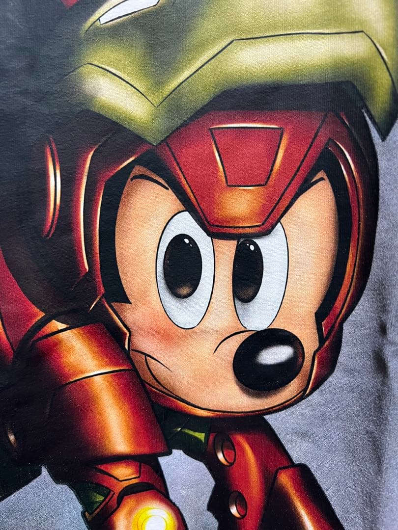 Tシャツ ミッキー アイアンマン マーベル ディズニー 100周年 L - メルカリ