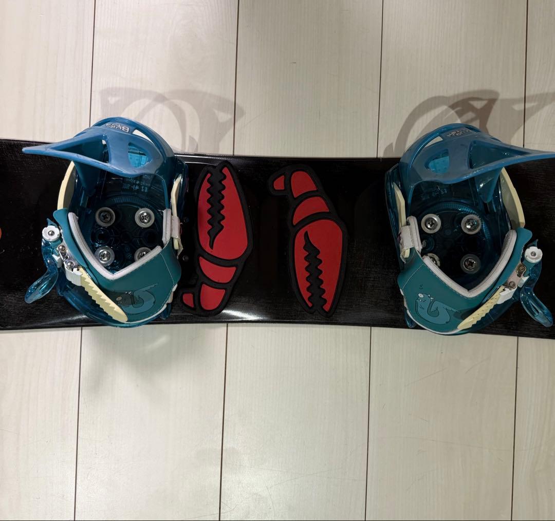 2021-22RIDEキッズスノーボード90バインディング、ブーツセット - メルカリ