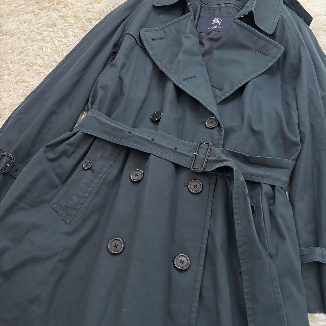 BURBERRY LONDON バーバリー ライナー付トレンチコート ネイビー系