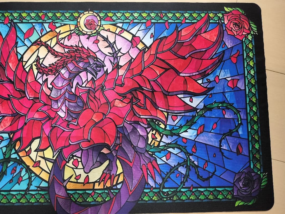 H*引様 新品未使用 在庫わずか ブラックローズドラゴン プレイマット