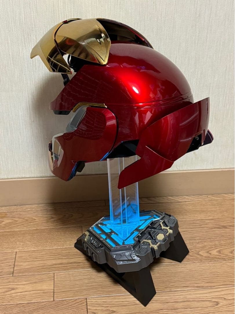 アイアンマン MK50マスク+専用台座お得セット！ 音声自動開閉 確実検品発送！
