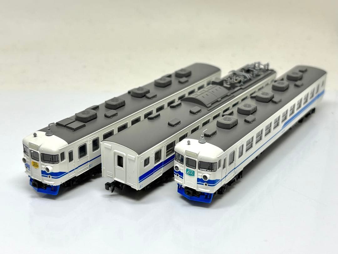 今が旬の新北陸色！ KATO 475系 北陸線タイプ 3両セット N) 10-1209 475系 北陸色 (青帯) 3両セット | カトー | カトー 10-1209