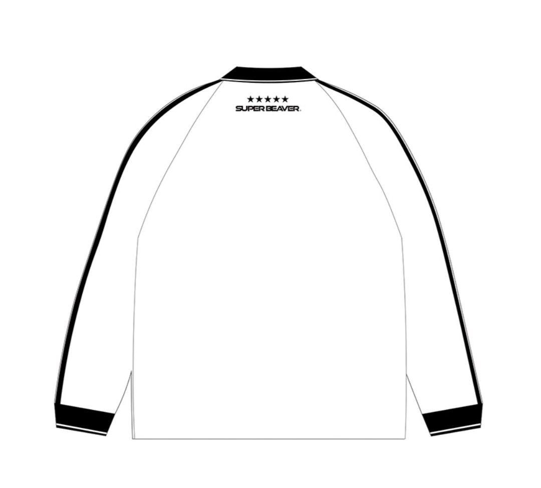 【新品】SUPER BEAVER サッカーシャツ ホワイト Lサイズ 長袖