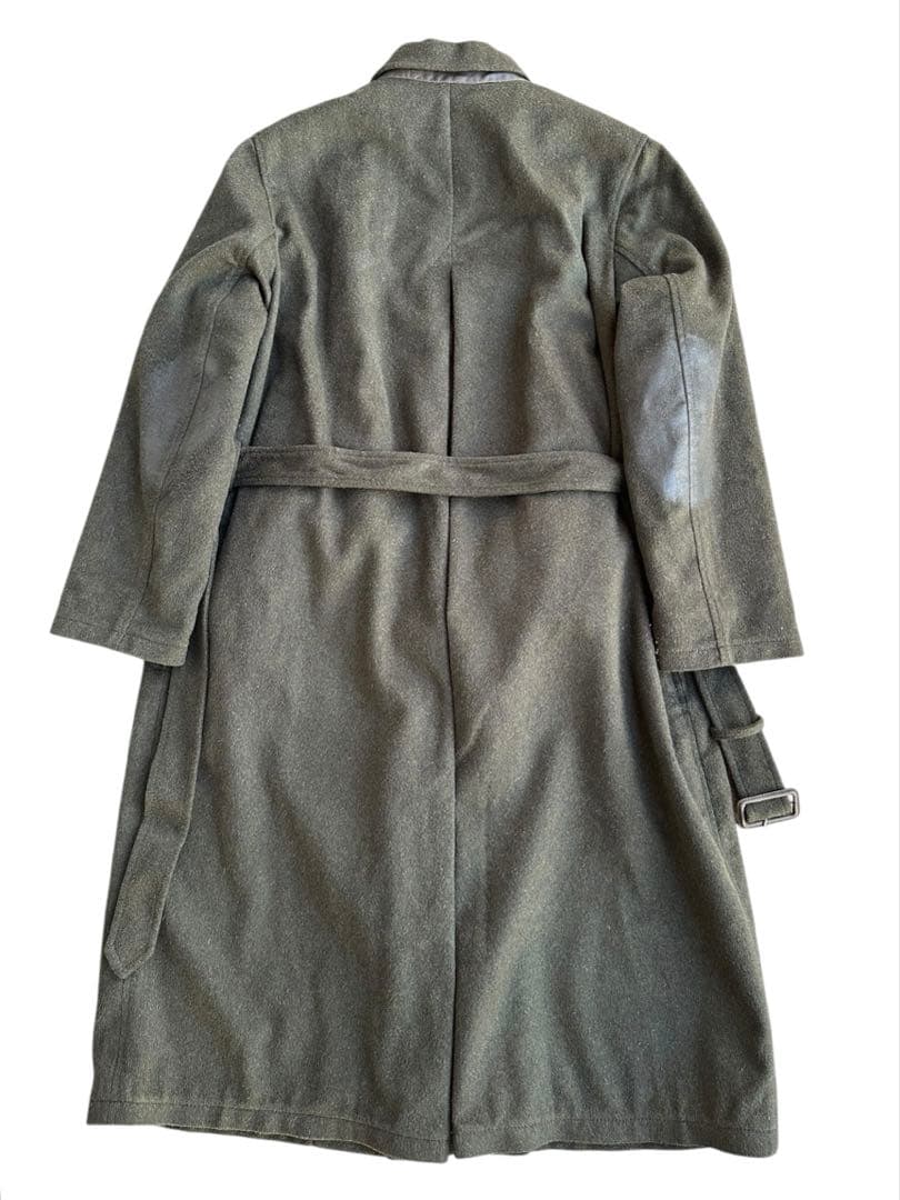 ジャケット・アウター \"prada\"leather collar balmacaan coat