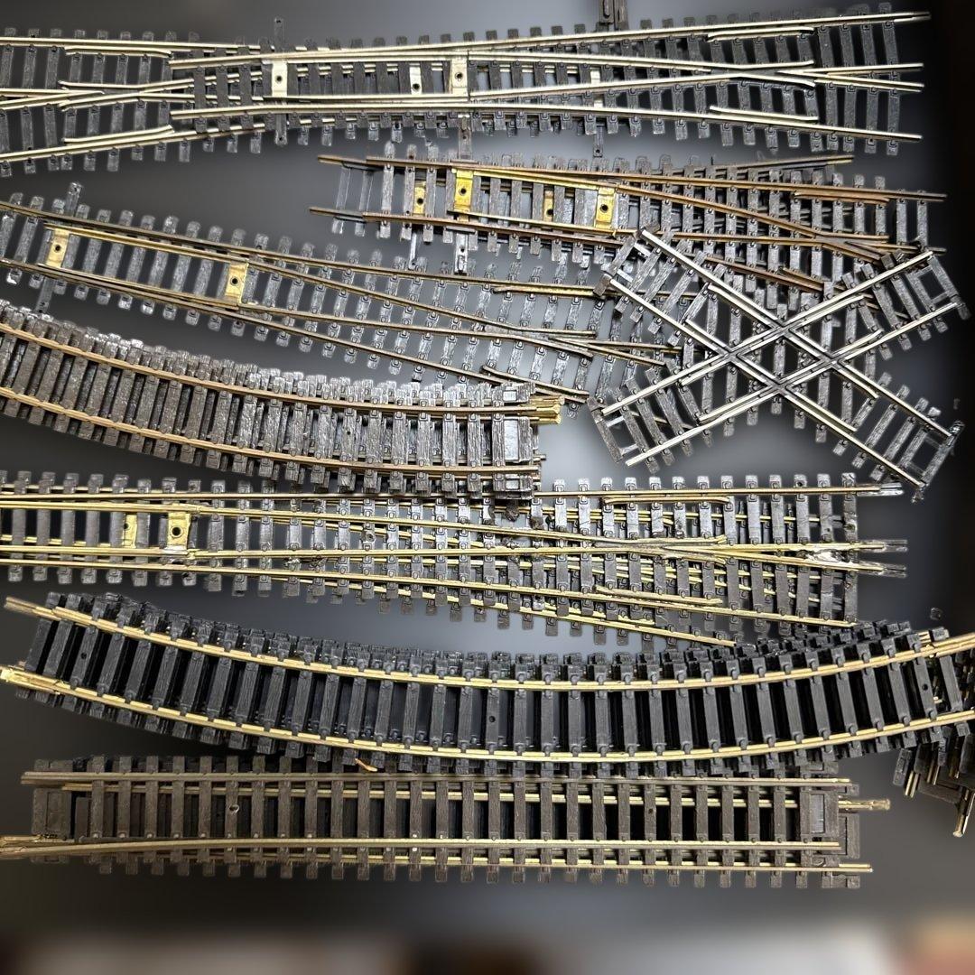 ［ジャンク］鉄道模型　HOゲージ　シノハラ/バックマン他　レール　線路　大量