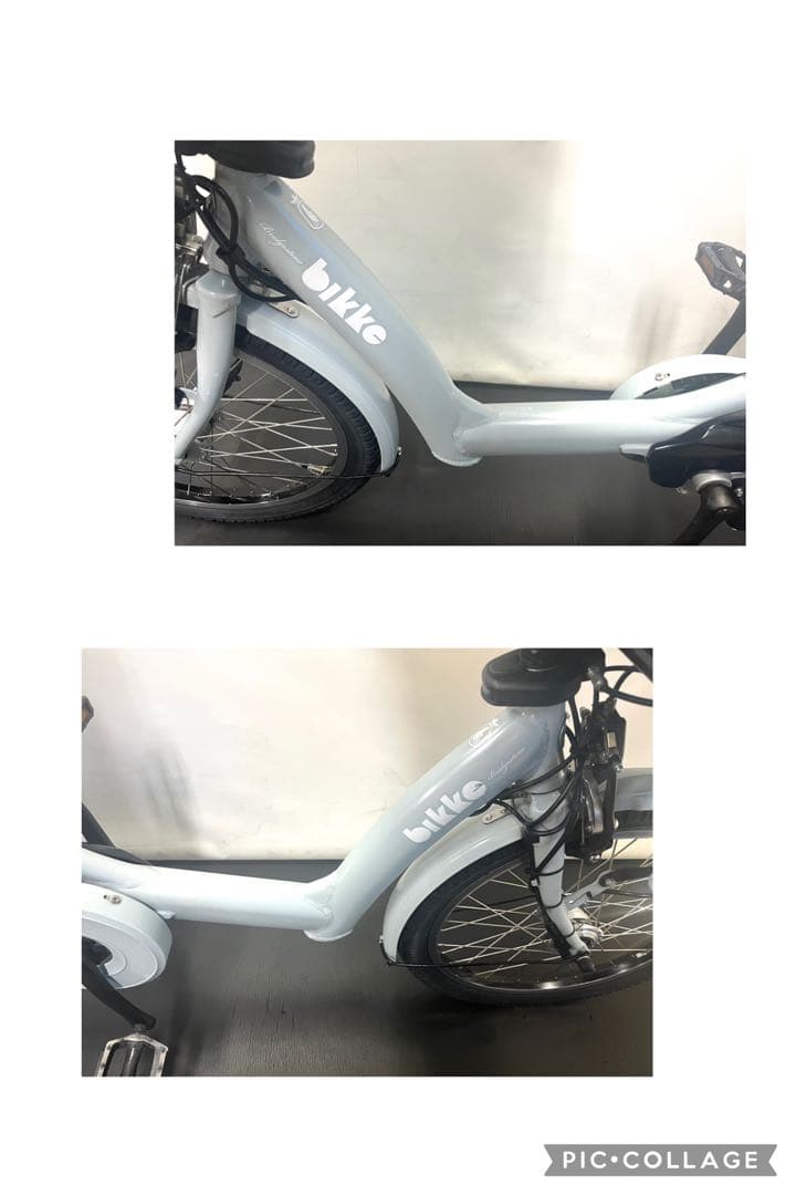 1年保証 ブリヂストン ビッケポーラー 20インチ 水色 電動アシスト