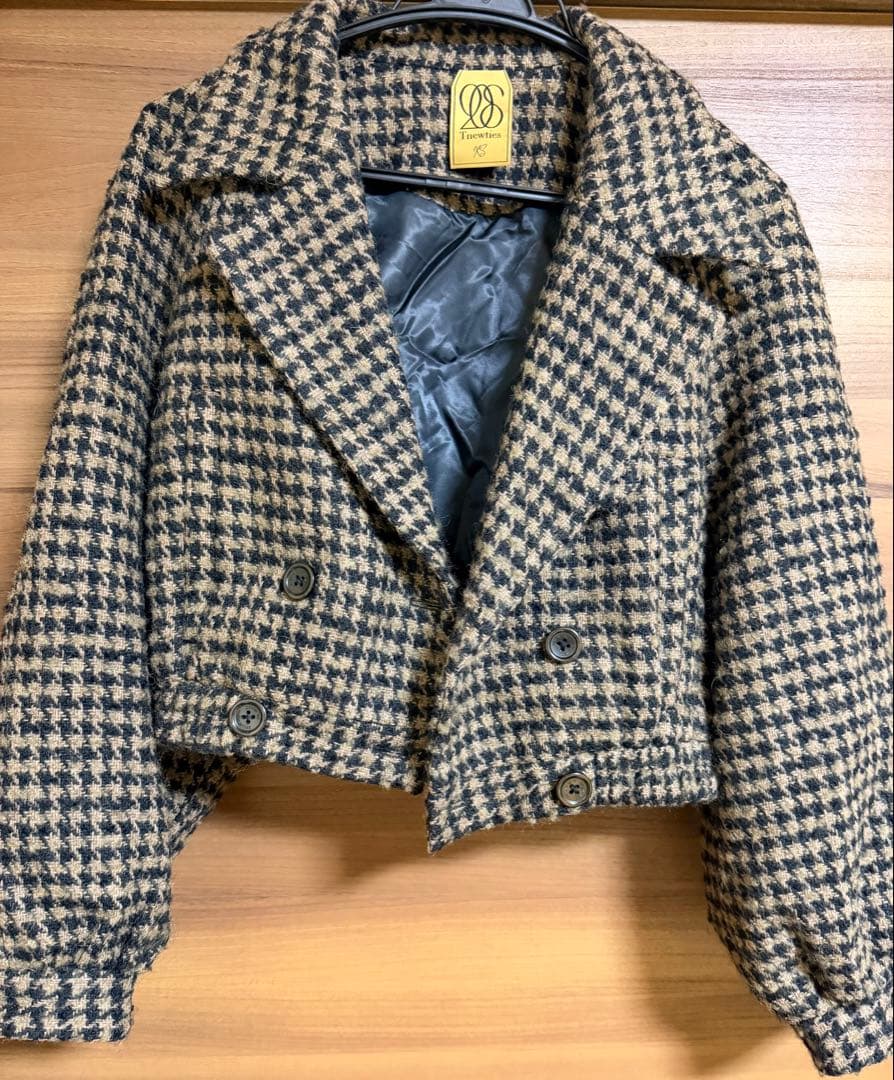 《チケットはすべて完売》2WAYダブルブレストデザインジャケットBROWN XS