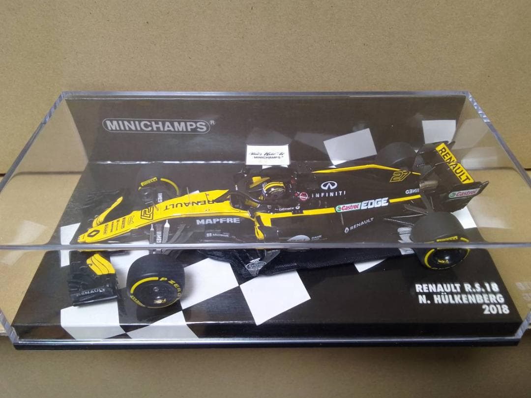 ミニチャンプス PMA 1/43 ルノー R.S.18　ヒュルケンベルグ