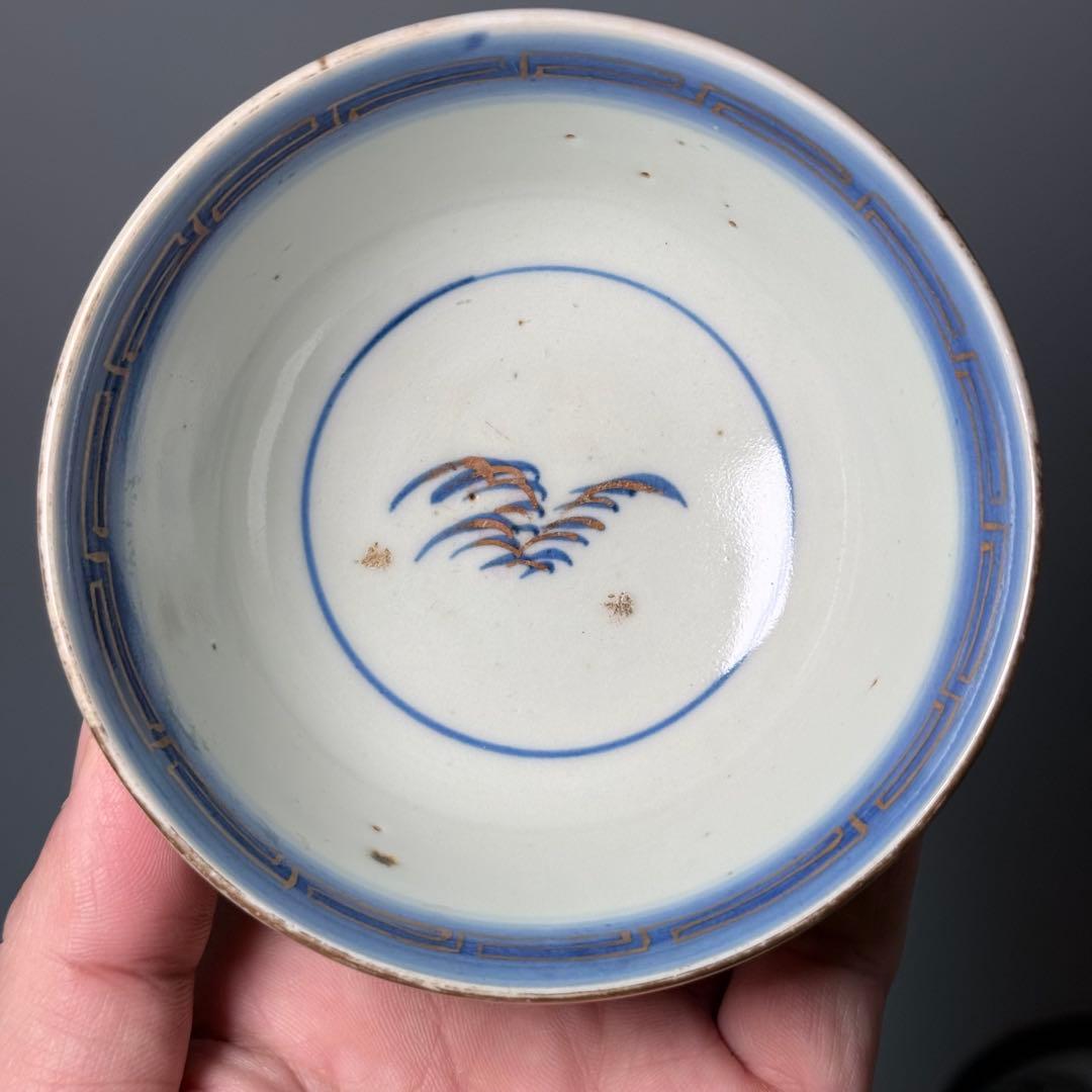 古伊万里 染錦鶏文様蓋物 碗 19客 当時共箱付 江戸後期 器を楽しむ