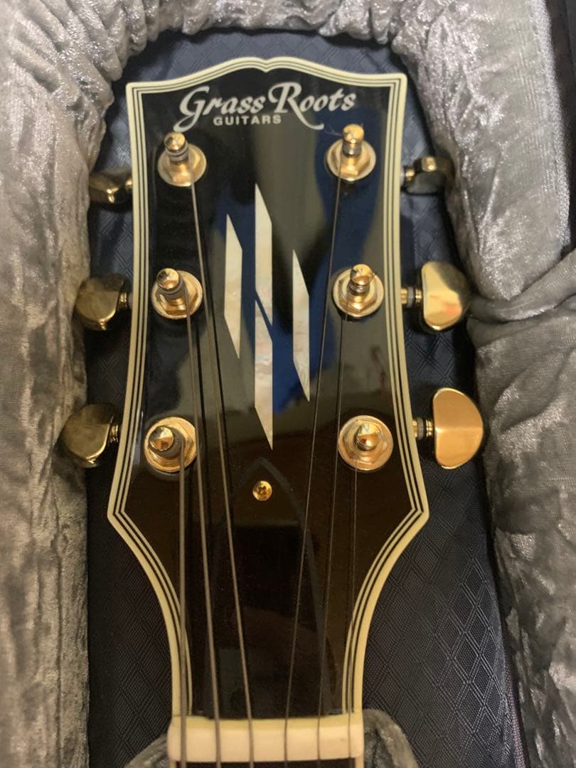Grass Roots G-LP-60C エレキギター (ケース、シールド付)