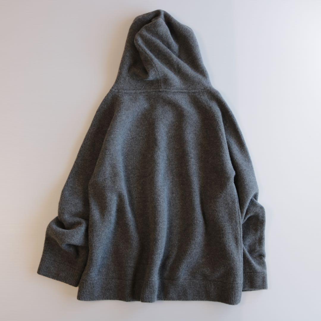 ドゥーズィエムクラス Knitted フーディー ニット パーカー グレー
