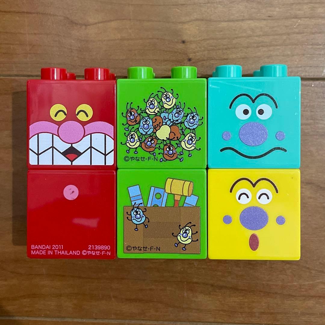 アンパンマン ブロックラボ アカキンマン かびるんるん ブロック レア