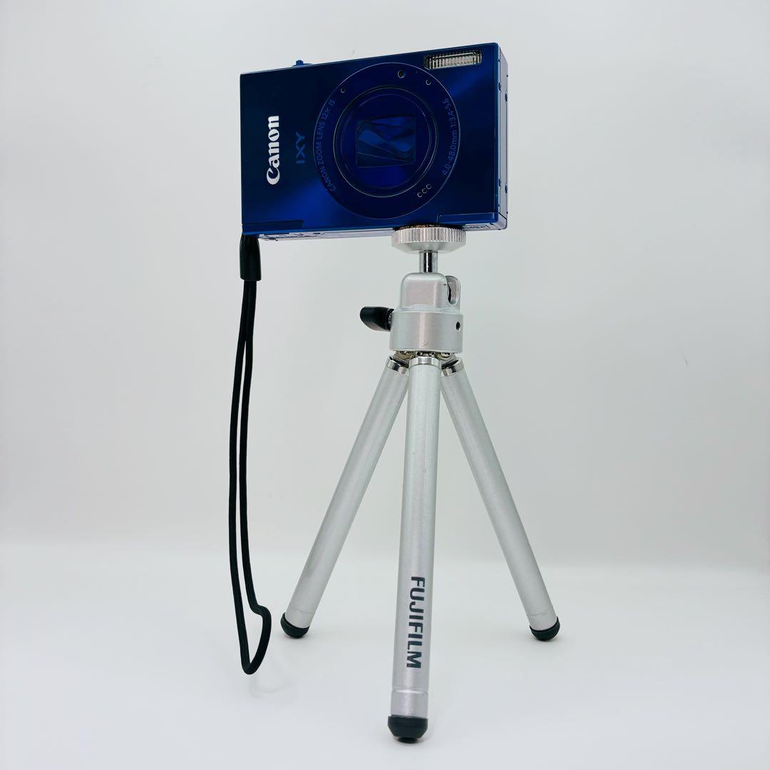 稼働品】 Canon IXY3 イクシー3 ブルー 充電器 ケース 三脚付き - メルカリ