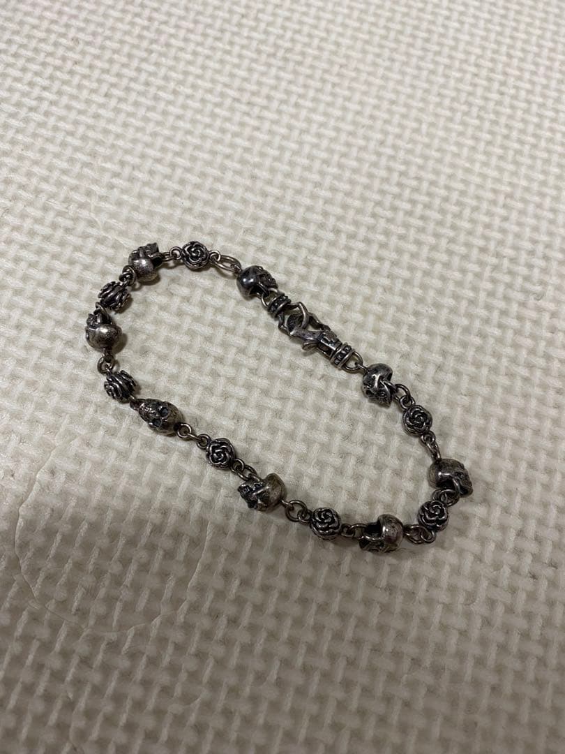 DEAL Design ディールデザイン　スカルローズ　ブレスレット スカルズ＆ローゼスチェーン(M)